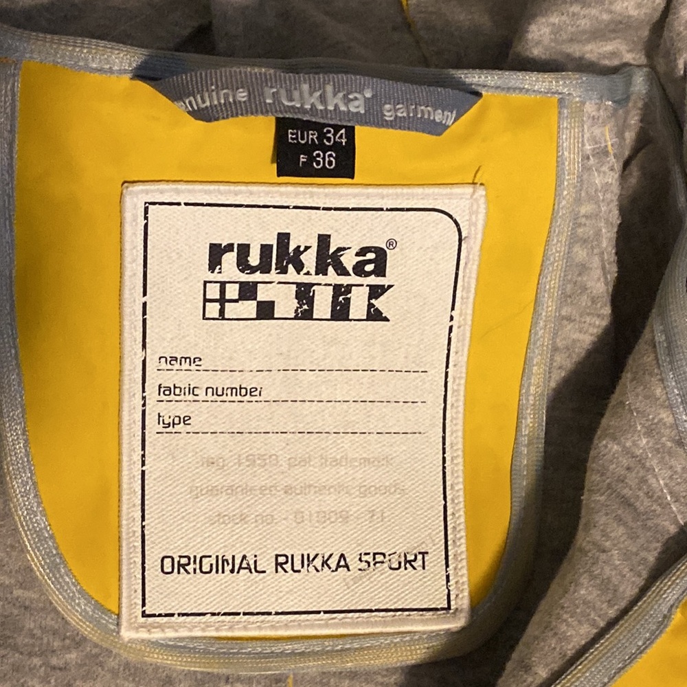 Rukka yellow rain coat - Picture 10 of 12